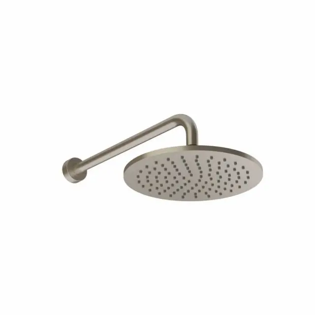 Gessi Origini Pomme de douche murale réglable 66148-Finox Nickel brossé