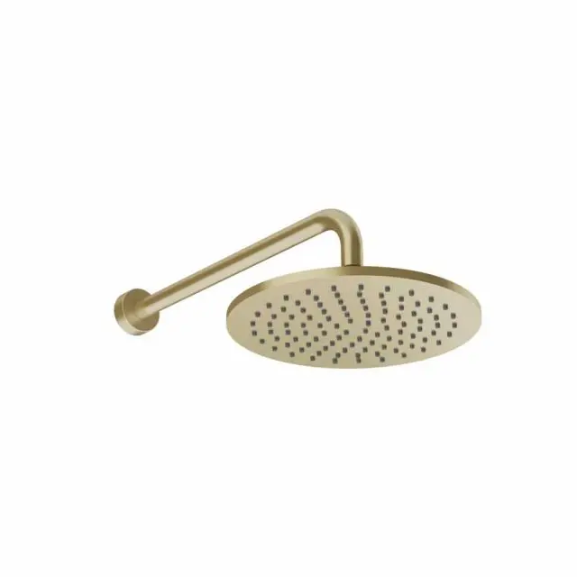 Gessi Origini Pommeau de Douche Mural Ajustable 66148-PVD Laiton Brossé