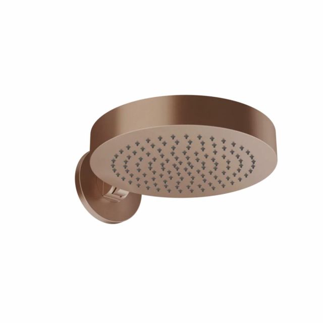 Gessi Origini Pomme de Douche Murale Réglable 66150-Copper PVD Brossé