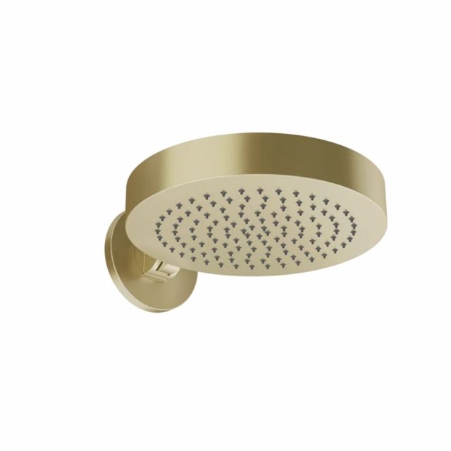Gessi Origini Pomme de Douche Murale Réglable 66150-PVD Laiton Brossé