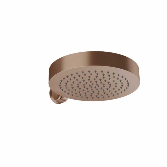 Gessi Origini Pommeau de douche mural réglable 66152-cuivre PVD brossé
