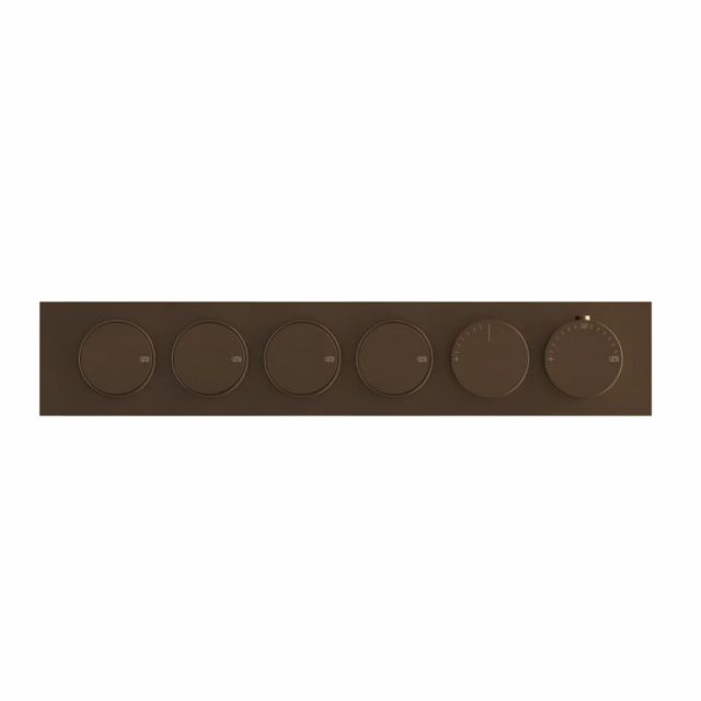 Gessi Origini Mitigeur Thermostatique Douche + Partie Encastrée 63015+66226-Dark Bronze - Gessi