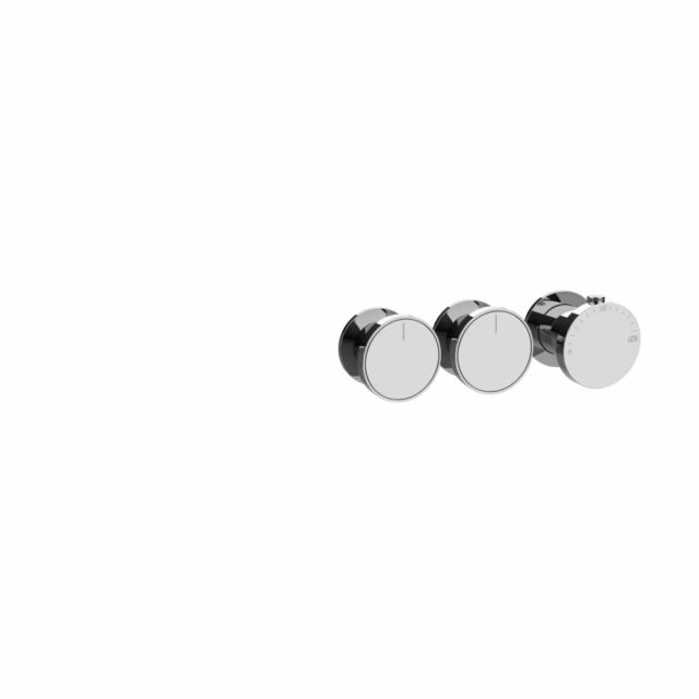 Gessi Origini Mitigeur Thermostatique Douche + Partie Encastrée 09264+66334-Chrome