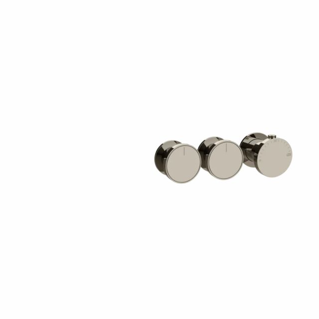 Gessi Origini Mitigeur Thermostatique Douche + Partie Encastrée 09264+66334-Nickel PVD