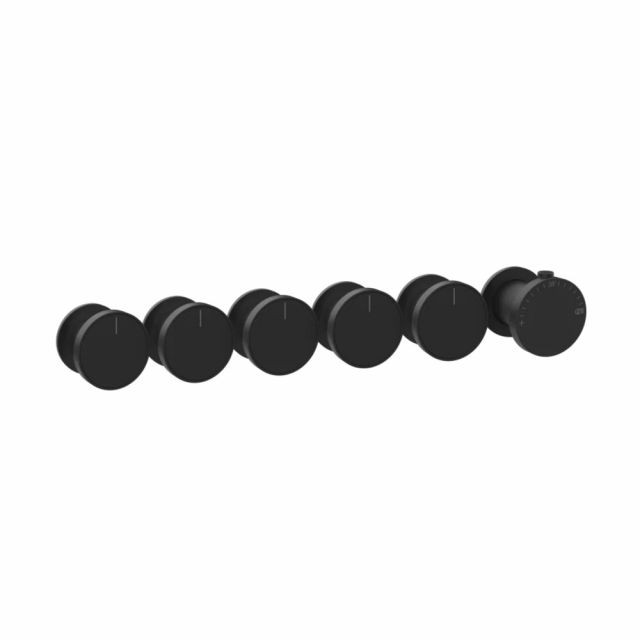 Gessi Origini Mitigeur Thermostatique Douche + Partie Encastrée 09263+66340-Matt Black