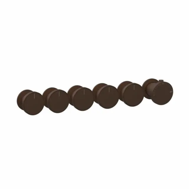 Gessi Origini Mitigeur Thermostatique Douche + Partie Encastrable 09263+66340-Dark Bronze - Gessi