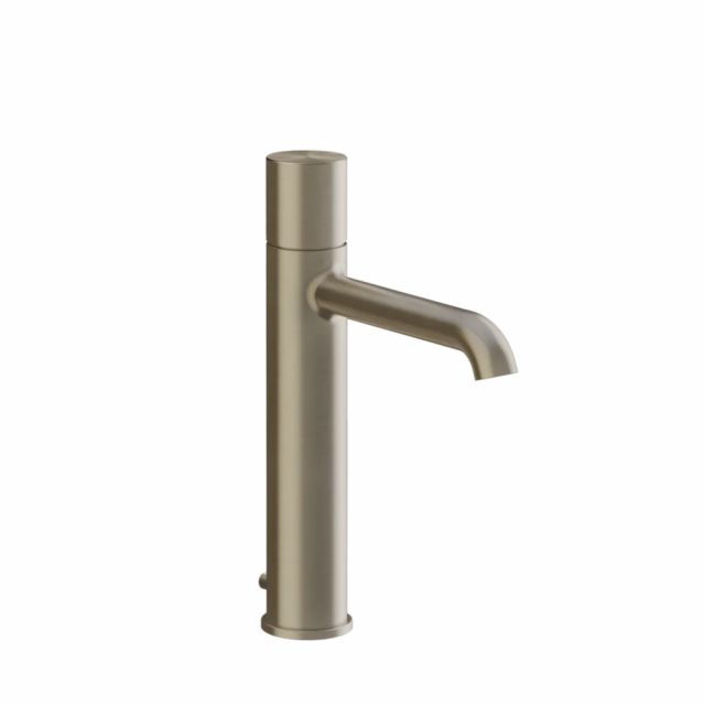 Gessi Habito Unito Miscelatore lavabo medio 70005-Finox Brushed Nickel
