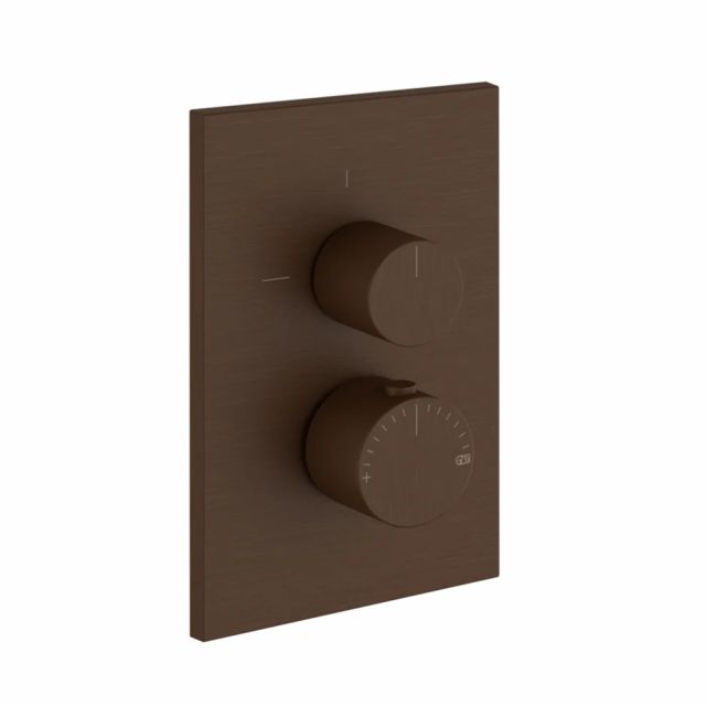 Gessi Habito Unito Miscelatore termostatico a 1 via 70030+09269-Dark Bronze - Gessi