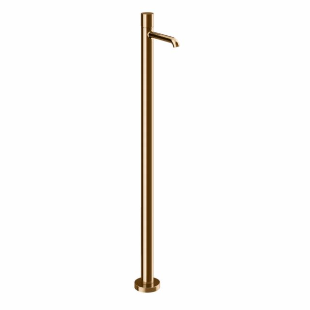 Gessi Habito Unito Miscelatore lavabo da terra 70095+46189-Warm Bronze PVD