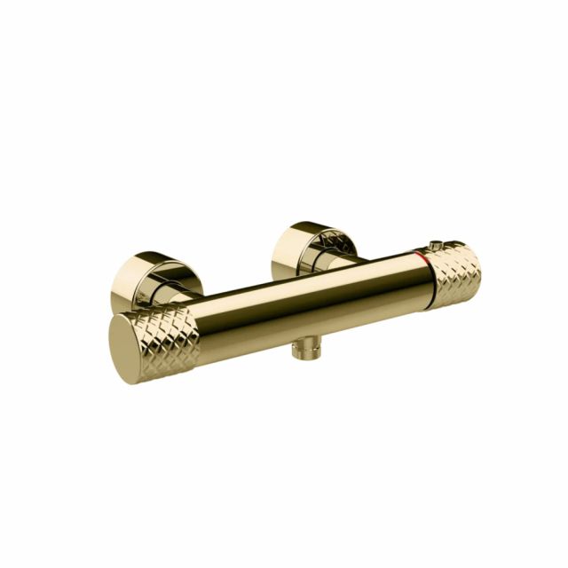 Gessi Habito Intreccio Miscelatore doccia termostatico 70133-Brass PVD