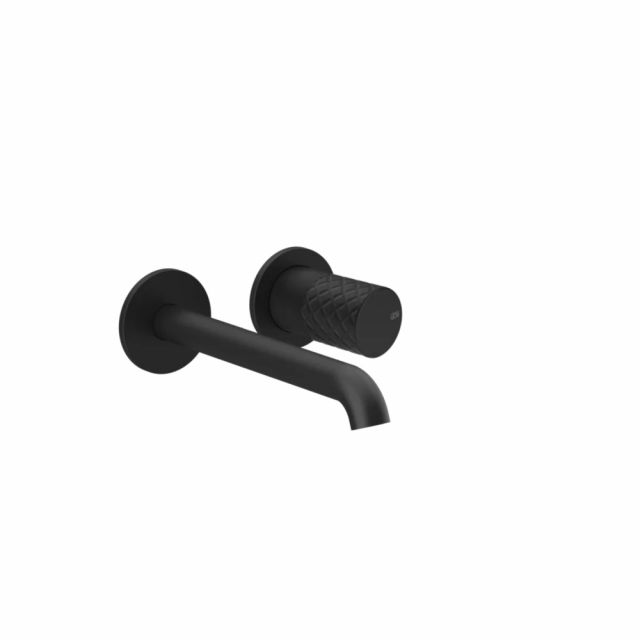 Gessi Habito Intreccio Miscelatore lavabo 70188+54198-Matte Black