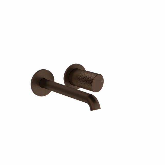 Gessi Habito Intreccio Miscelatore lavabo 70188+54198-Dark Bronze - Gessi