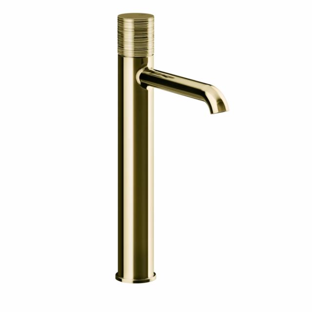 Gessi Habito Trame Miscelatore lavabo alto 70304-Brass PVD