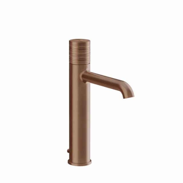 Gessi Habito Trame Miscelatore lavabo medio 70305-Copper Brushed PVD