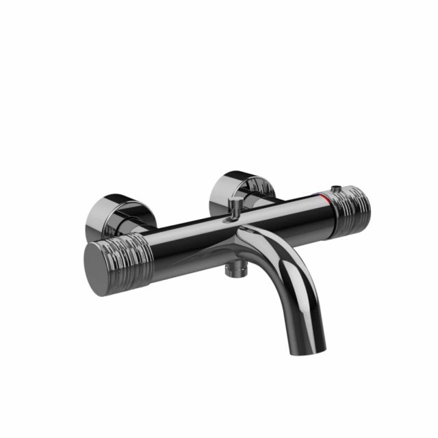 Gessi Habito Trame Miscelatore vasca termostatico 70313-Black Metal PVD