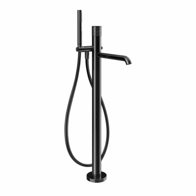 Gessi Habito Trame Miscelatore vasca 70328+46189-Black Metal PVD
