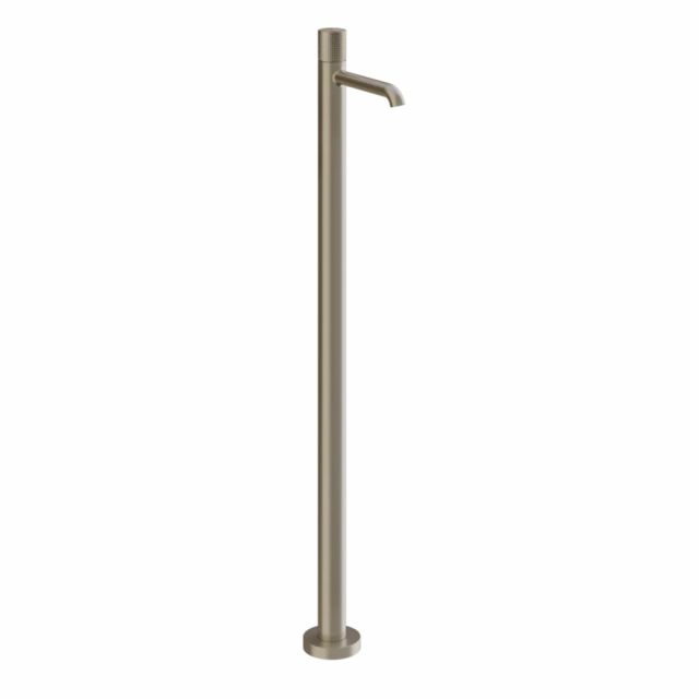 Gessi Habito Cesello Miscelatore lavabo da terra 70495+46189-Finox Brushed Nickel