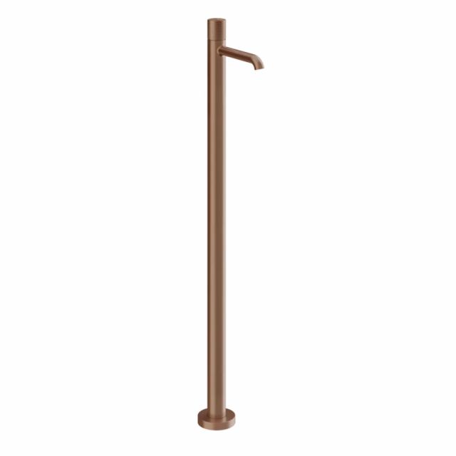 Gessi Habito Cesello Miscelatore lavabo da terra 70495+46189-Copper Brushed PVD