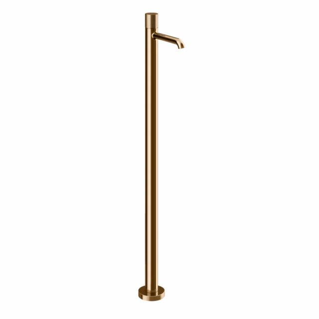 Gessi Habito Cesello Miscelatore lavabo da terra 70495+46189-Warm Bronze PVD