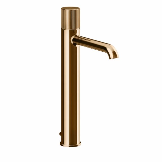 Gessi Habito Rigato Miscelatore lavabo 70503-Warm Bronze PVD