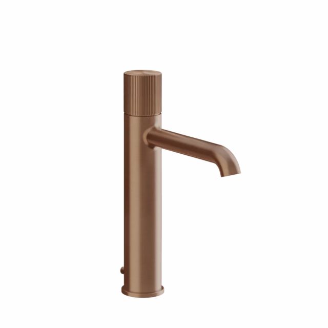 Gessi Habito Rigato Miscelatore lavabo 70505-Copper Brushed PVD