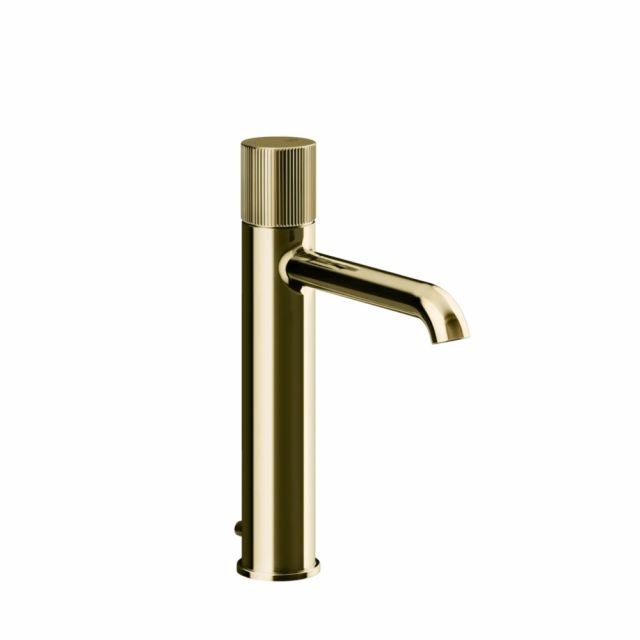 Gessi Habito Rigato Miscelatore lavabo 70505-Brass PVD