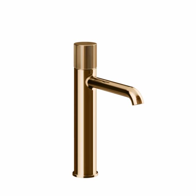 Gessi Habito Rigato Miscelatore lavabo 70506-Warm Bronze PVD