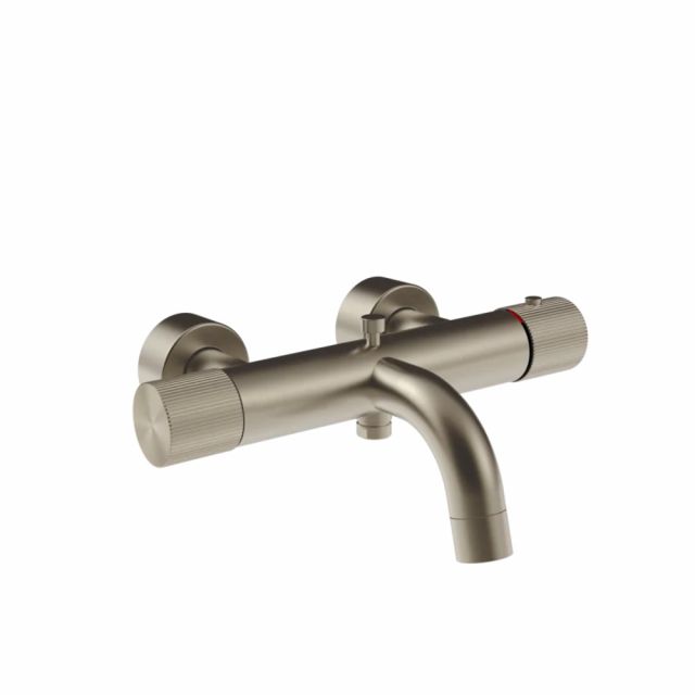 Gessi Habito Rigato Miscelatore vasca termostatico 70513-Finox Brushed Nickel