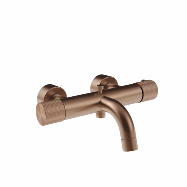 Gessi Habito Rigato Miscelatore vasca termostatico 70513-Copper Brushed PVD