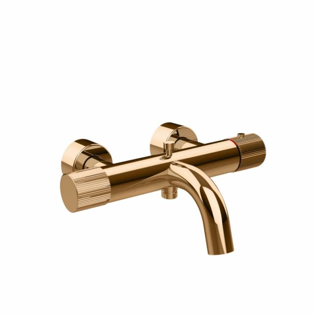 Gessi Habito Rigato Miscelatore vasca termostatico 70513-Warm Bronze PVD