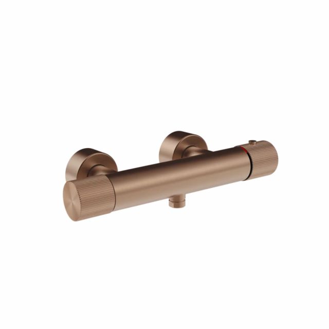Gessi Habito Rigato Miscelatore doccia termostatico 70533-Copper Brushed PVD