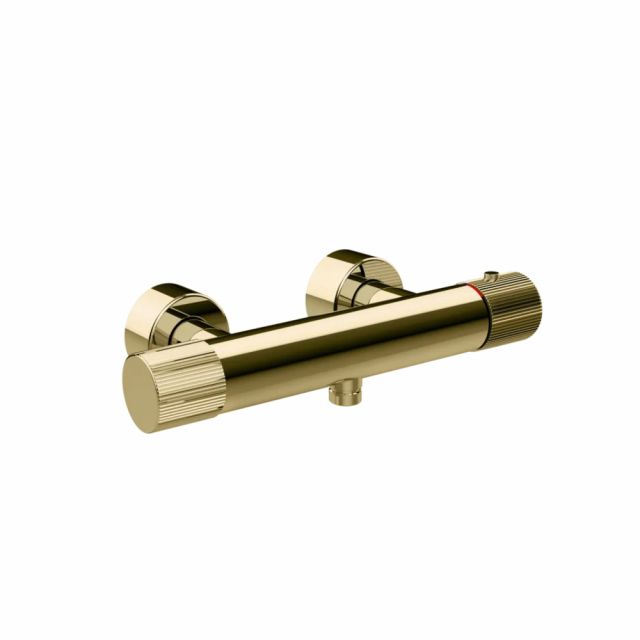 Gessi Habito Rigato Miscelatore doccia termostatico 70533-Brass PVD