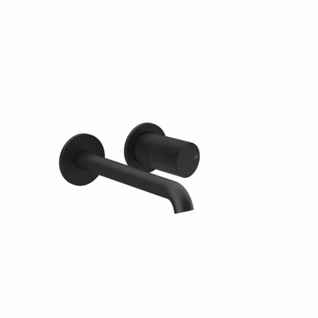 Gessi Habito Rigato Miscelatore lavabo 70588+54198-Matte Black