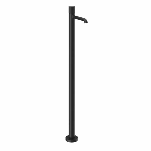 Gessi Habito Rigato Miscelatore lavabo da terra 70595+46189-Matte Black