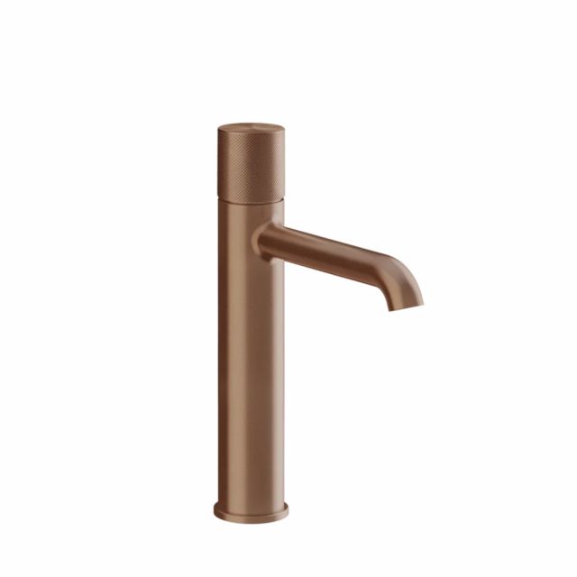 Gessi Habito Diamantato Miscelatore lavabo medio 70606-Copper Brushed PVD