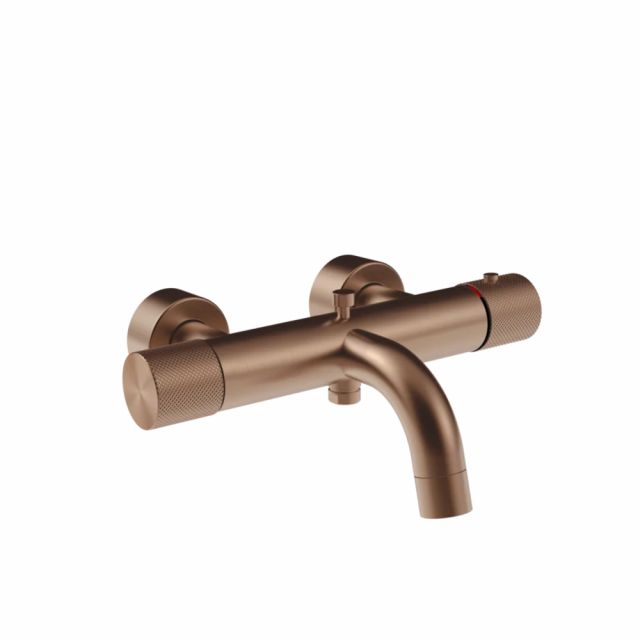 Gessi Habito Diamantato Miscelatore vasca termostatico 70613-Copper Brushed PVD