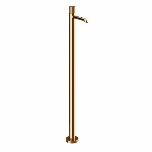 Gessi Habito Diamantato Miscelatore lavabo da terra 70695+46189-Warm Bronze PVD