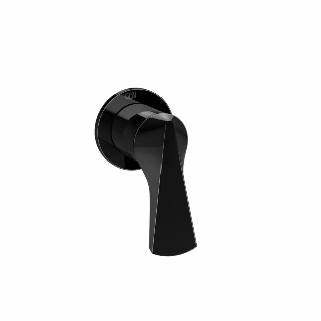 Mitigeur bain/douche 1 voie Gessi Ventaglio 72061+54055-PVD métal noir