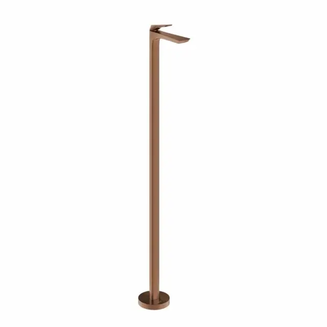 Mitigeur lavabo sur pied Gessi Ventaglio 72095+46189-Cuivre PVD Brossé
