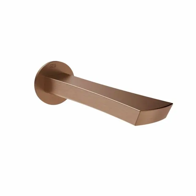Bec de baignoire mural Gessi Ventaglio 72103-Cuivre PVD Brossé