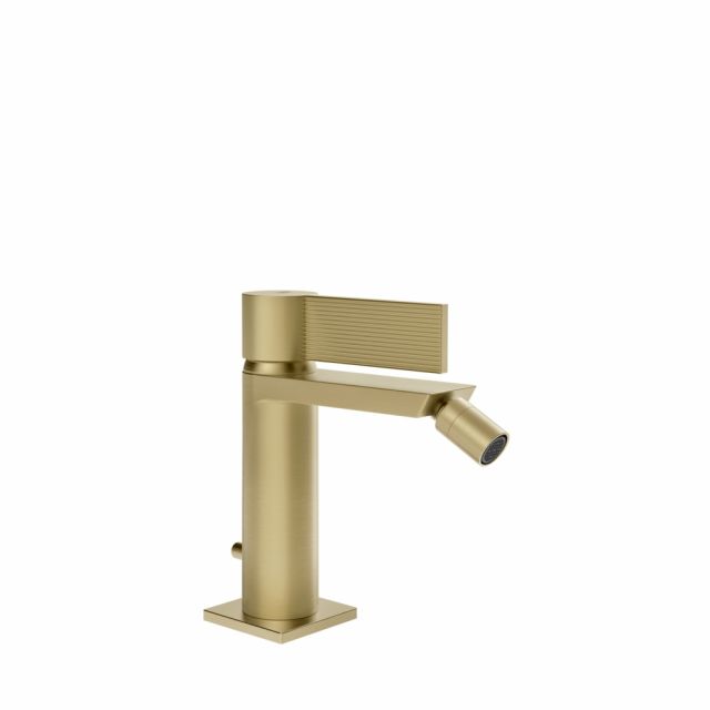 Gessi Inverso Rigato Miscelatore bidet 73507-Brushed Brass PVD