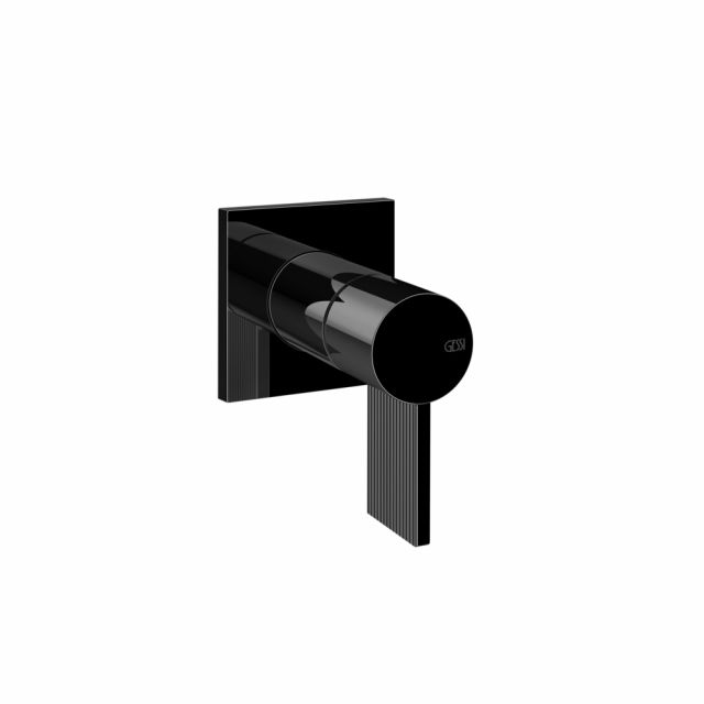 Gessi Inverso Rigato Miscelatore lavabo 73509+63412-Black Metal PVD