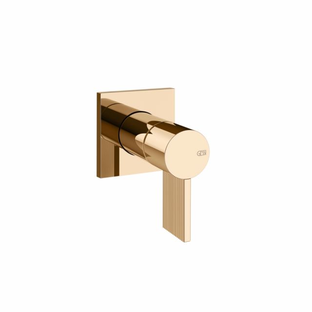 Gessi Inverso Rigato Miscelatore lavabo 73509+63412-Warm Bronze PVD