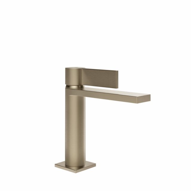 Gessi Inverso Rigato Miscelatore lavabo basso 73551-Finox Brushed Nickel