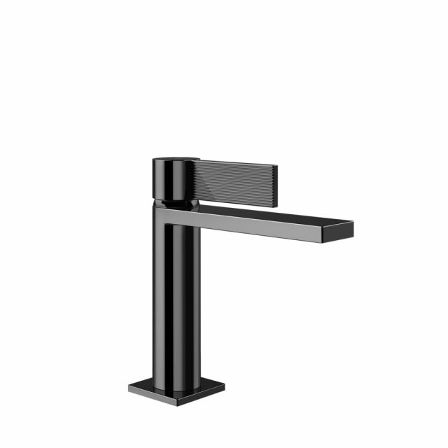 Gessi Inverso Rigato Miscelatore lavabo basso 73551-Black Metal PVD