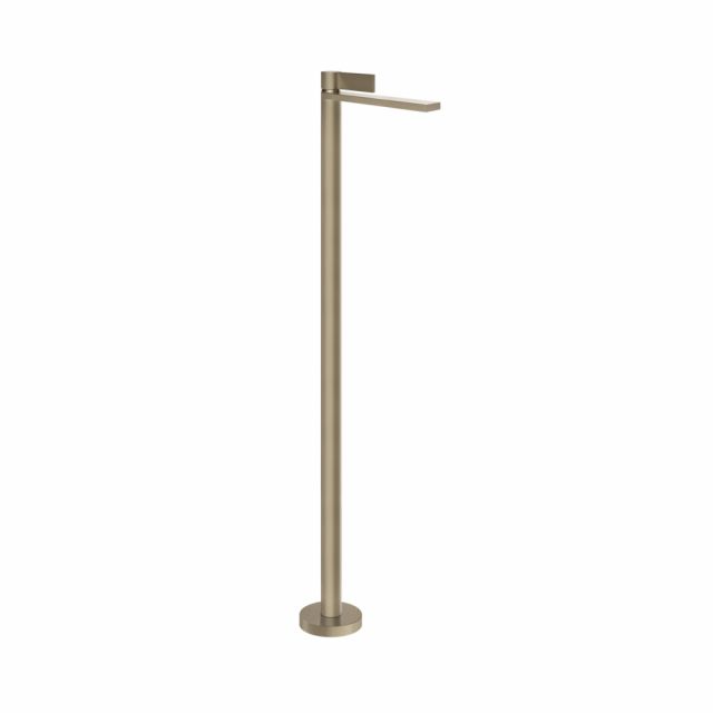 Gessi Inverso Rigato Miscelatore lavabo da terra 73595+46189-Finox Brushed Nickel