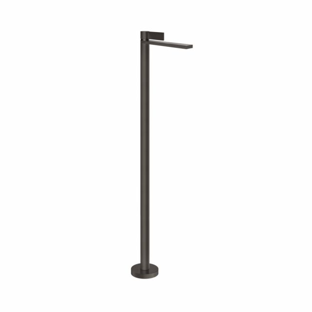 Gessi Inverso Rigato Miscelatore lavabo da terra 73595+46189-Black Metal Brushed PVD