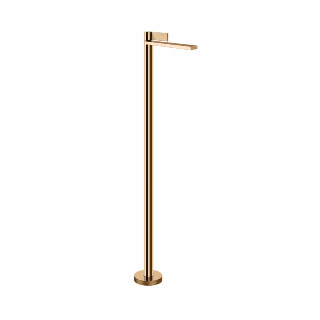 Gessi Inverso Rigato Miscelatore lavabo da terra 73595+46189-Warm Bronze PVD