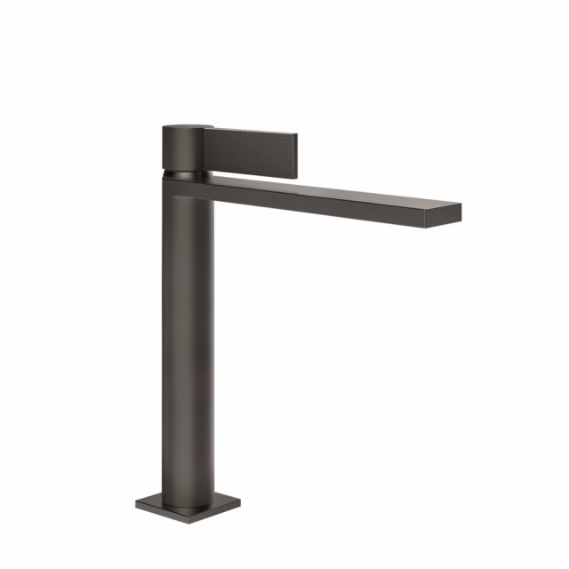 Gessi Inverso Diamantato Miscelatore lavabo medio 73606-Black Metal Brushed PVD