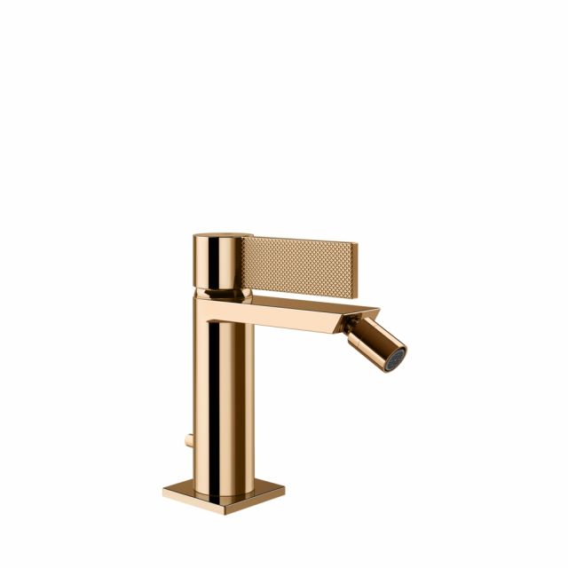 Gessi Inverso Diamantato Miscelatore bidet con scarico 73607-Warm Bronze PVD